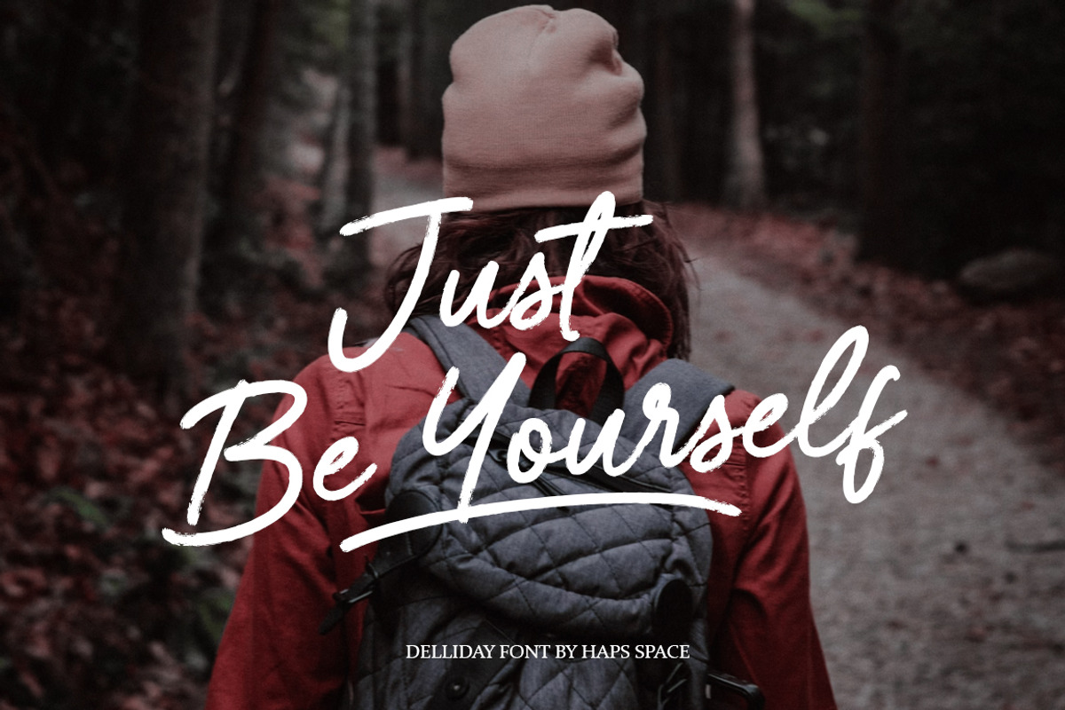 Delliday Brush Script, a Font by Haps Space (Photo 5 of 8)