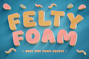 Soft Felt Foam Text Effects, a Layer Style Add-On by Andrew Skoch Design (Thumbnail 6 of 8)