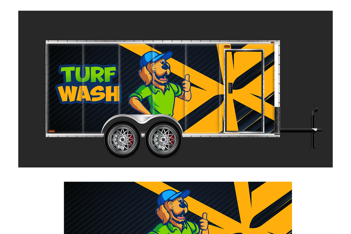 Vibrant Trailer Wrap Design, a Transportation Illustration by CarWrap design (Photo 3 of 4)