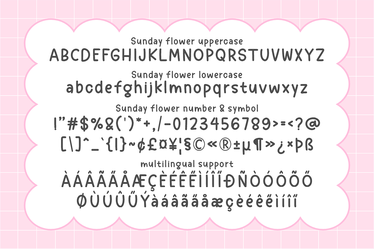 Sunday Flower - Playful Font, a Handwritten Font by Keithzo (Photo 7 of 7)