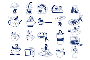 Cafe and Coffe | Vector Illustration, an Object Illustration by Berdansabersama (Thumbnail 3 of 8)