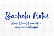 Bachelor Notes - Rough Cursive Font, a Handwritten Font by Subectype Studio (Thumbnail 1 of 10)
