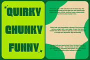 Cloiqy, a Sans Serif Font by graphicook (Thumbnail 3 of 10)