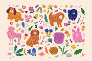 Hand drawn Dogs collection, an Animal Illustration by MoleskoStudio (Thumbnail 5 of 26)