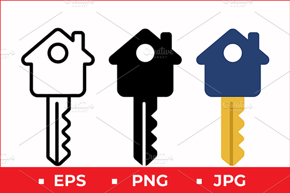 House Key Vector Design, a Solid Icon by Artonix (Photo 1 of 2)