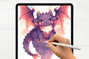 Premium Pixel Brushes for Procreate, a Brush Add-On by nikiartcorner (Thumbnail 7 of 9)