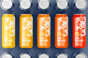 Set Metallic Cans Mockup, a Product Mockup by OneVectorStock (Thumbnail 5 of 10)