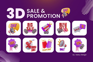 Sale & Promotion 3D Collection