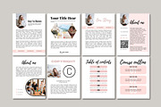 Ecourse Workbook& ebook Canva Templa, a Magazine Template by iloveTemplate (Thumbnail 3 of 8)