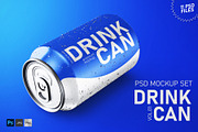 Drink Can 330ml PSD Mockup Set, a Packaging Mockup by Remnand Studio (Thumbnail 1 of 13)