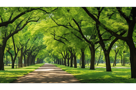 summer beauty park tree landscape ai, a Nature Photo by pikepicture