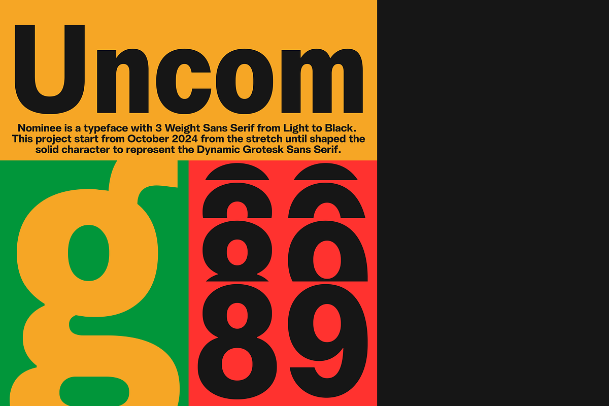 Uncmmn Nominee Sans Serif 21 Style, a Font by Kotivoro (Photo 27 of 30)