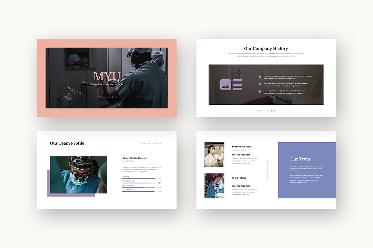 Myu : Medical Report Google Slides, a Presentation Template by Punkl Camp (Photo 2 of 16)