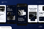 AI Assistant Instagram Story, a Social Media Template by Annora Studio (Thumbnail 1 of 6)