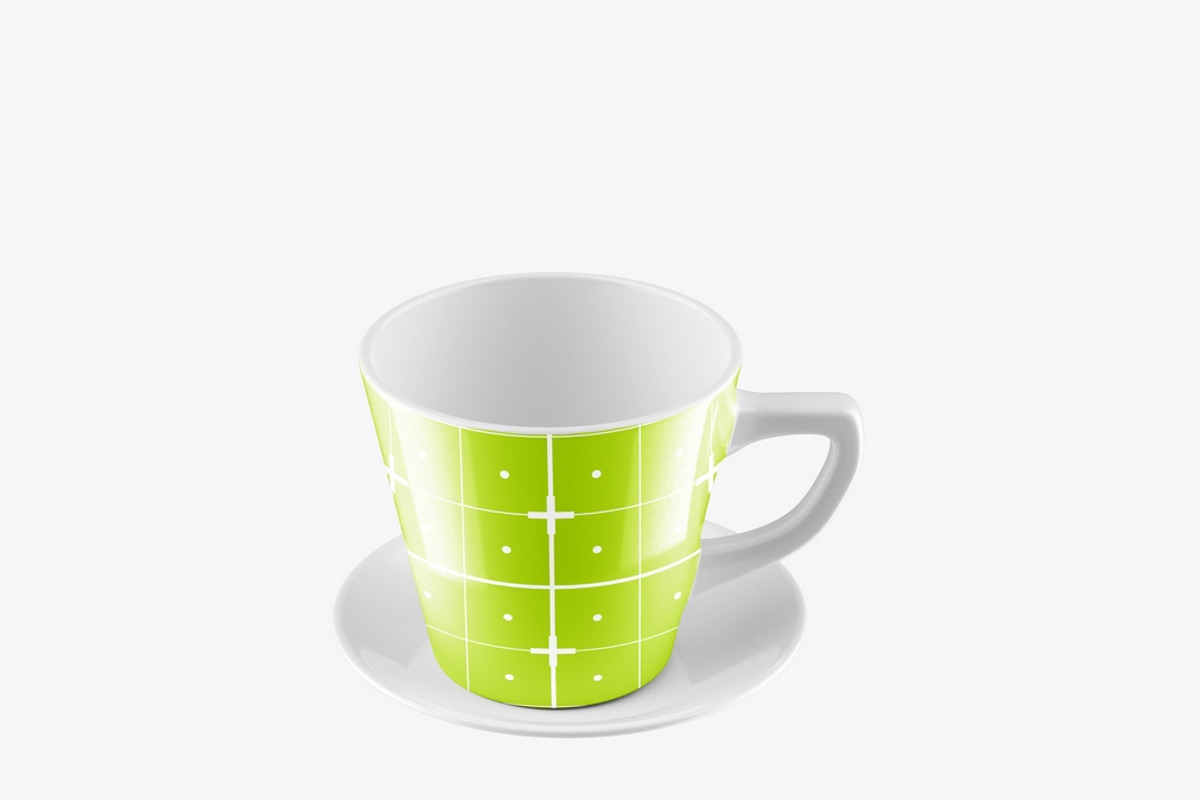 Ceramic Coffee Cup Mockup, an Advertising Mockup by OneVectorStock (Photo 13 of 13)