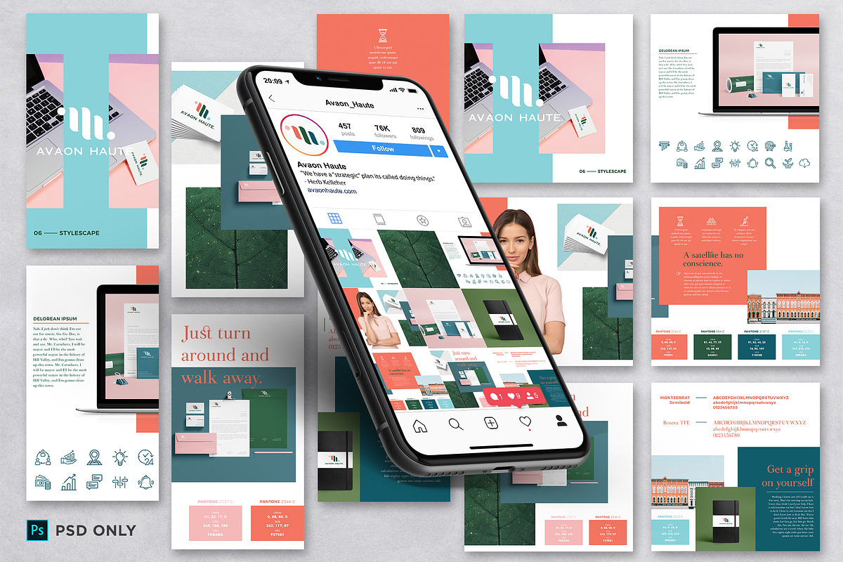 Stylescape / Moodboard Template 06, a Product Mockup by Andre28 (Photo 4 of 6)