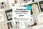 Minimalist Olive Instagram Template, a Social Media Template by thetrendytemplate (Thumbnail 1 of 5)