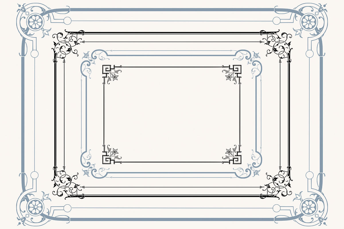 Decorative Borders and Corners, a Decorative Illustration by Century Library (Photo 5 of 13)
