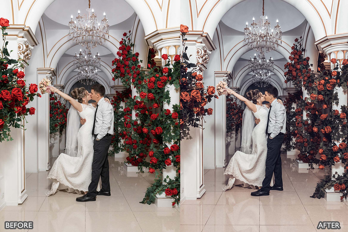 50 Premium Lightroom Wedding Presets, a Preset Add-On by AAA Presets (Photo 29 of 34)