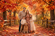 Fall Family Digital Backdrop, a Layer Style Add-On by Wild Honey Design Co. (Thumbnail 1 of 2)