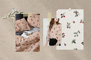 Cornflowers and Raspberries, a Texture Illustration by Volga_Store (Thumbnail 8 of 12)