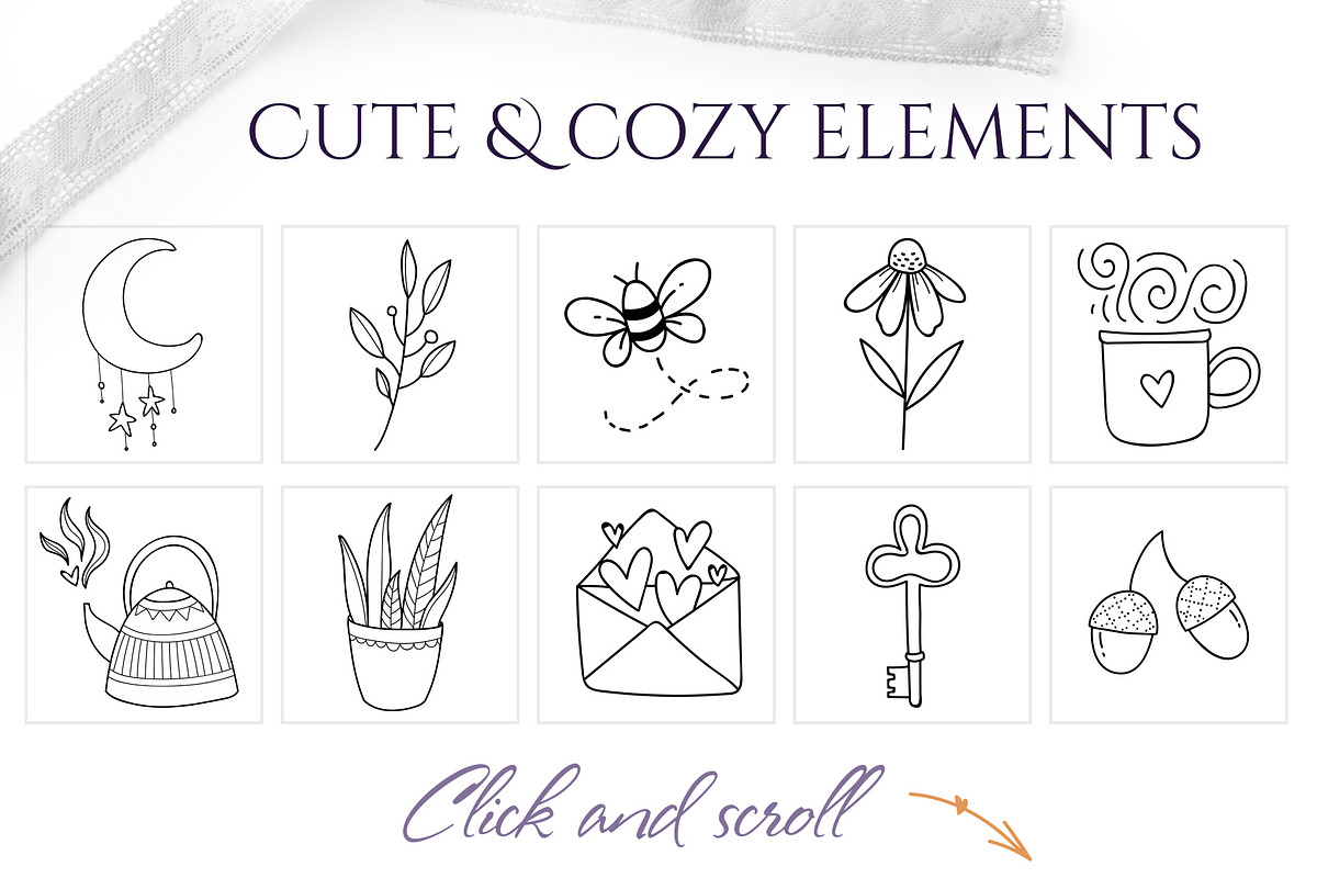 Simple things branding set, a Branding & Logo Template by Beauty Drops (Photo 2 of 9)