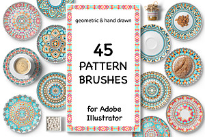 45 Vector Pattern Brushes