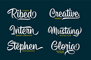 Hisyam Script, a Script Font by Hendra Pratama (Thumbnail 5 of 9)