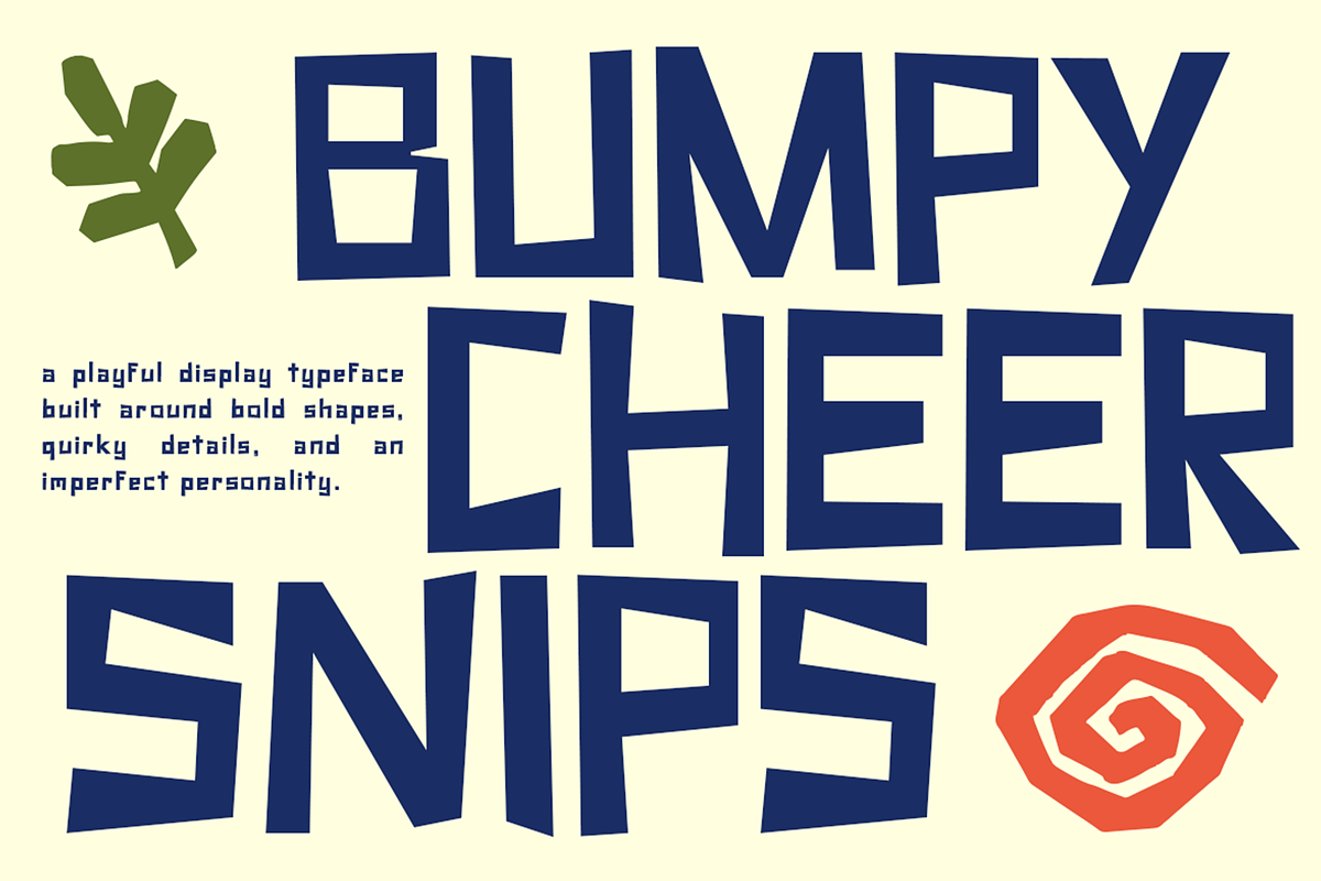 Paper Cut - Playful Display Font, a Sans Serif Font by roomspace creative lab (Photo 4 of 9)