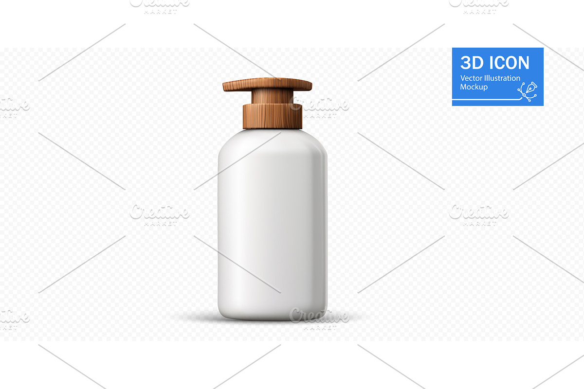 Elegant white cosmetic container, an Object Illustration by ZinetroN