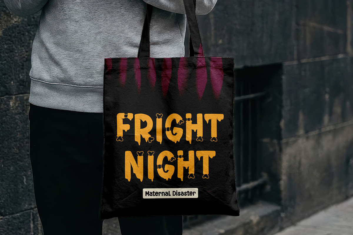 Skeletonic | Bone Halloween Font, a Blackletter Font by Denustudios (Photo 8 of 12)