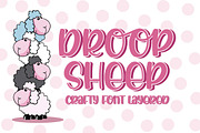 Droop Sheep - Crafty Layered Font, a Script Font by Almeera Std (Thumbnail 1 of 6)