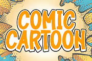 Comic Cartoon | Script Font, a Script Font by Scratchones (Thumbnail 1 of 8)