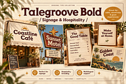 Talegroove Bold – Retro Serif Font, a Serif Font by Designertale (Thumbnail 7 of 10)