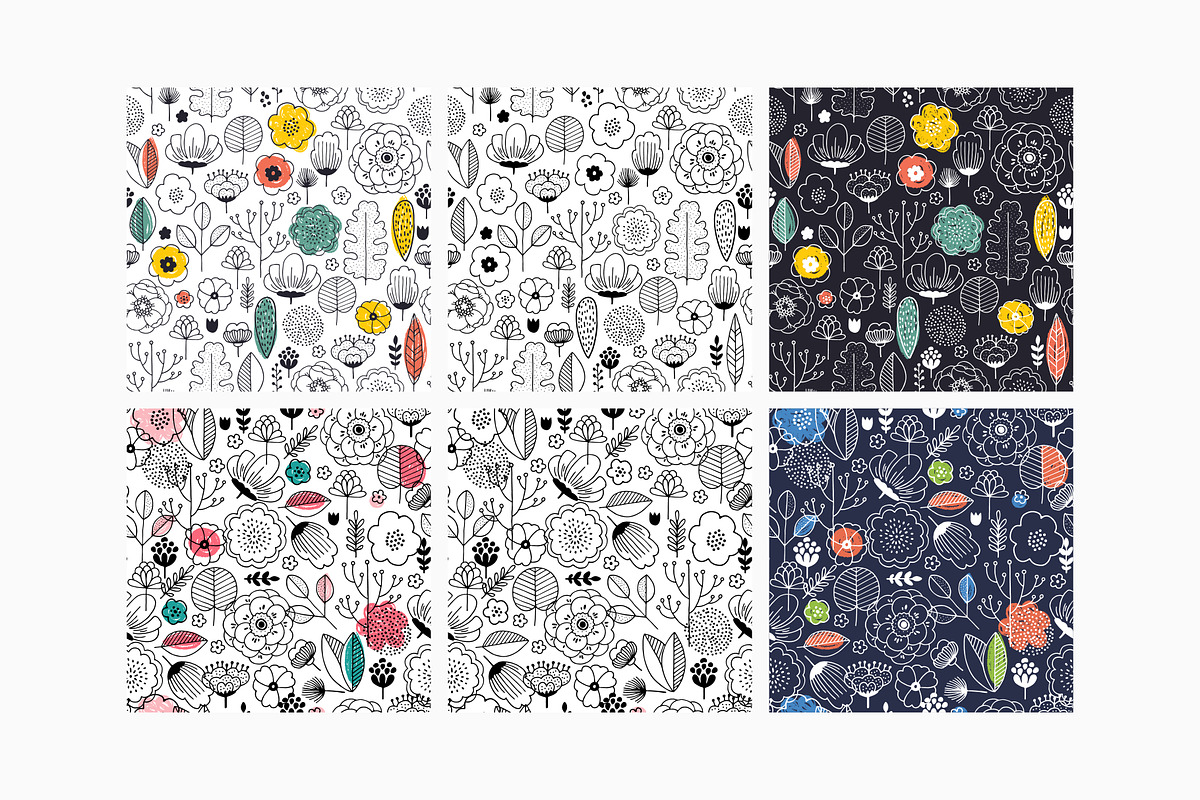 6 in 1 Scandinavian illustrations, a Decorative Illustration by adehoidar (Photo 2 of 8)