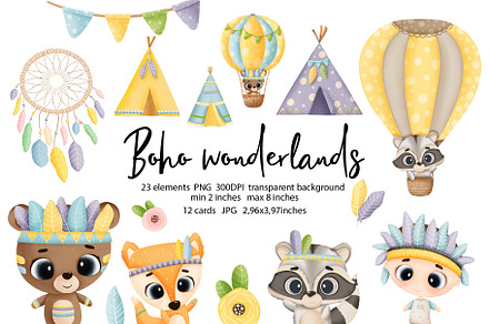 Woodland Nursery Clipart. 6