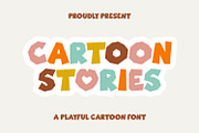 Cartoon Stories - Cartoon Font, a Handwritten Font by Keithzo (Thumbnail 1 of 9)