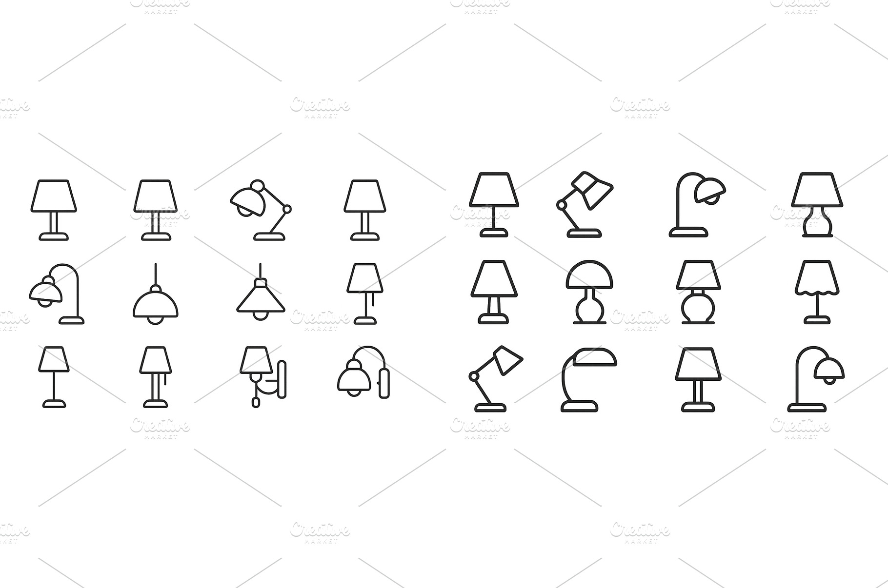 Variety of simple lamp designs for, an Architecture Photo by ZinetroN