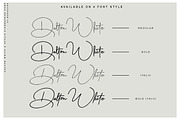 Dalton White 4 Font Style, a Script Font by Madhaline Studio (Thumbnail 2 of 12)