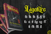 Bathory, a Blackletter Font by Burntilldead (Thumbnail 4 of 12)