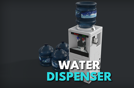 Water Dispencer - PBR - Game Ready