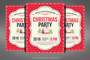 Christmas Party Flyer, a Flyer Template by Graphic Templates (Thumbnail 1 of 4)
