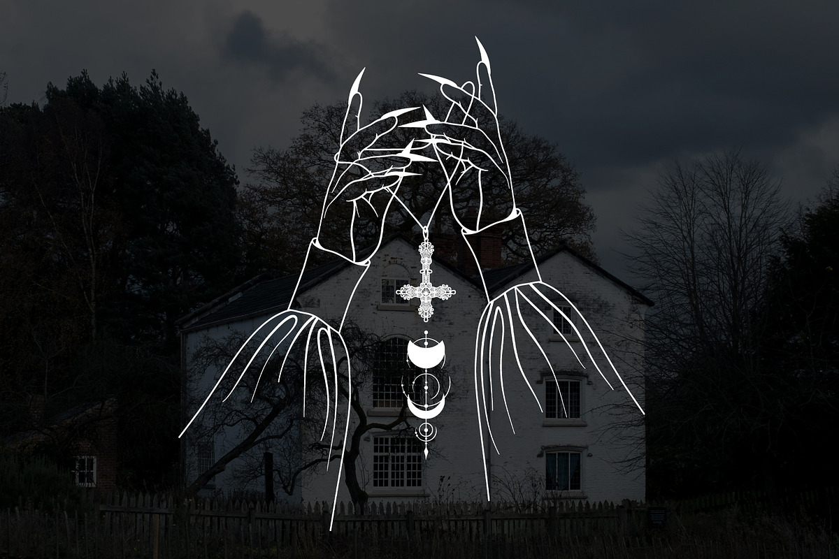 Gothic Line Art + Procreate, an Object Illustration by Skliarova (Photo 7 of 8)