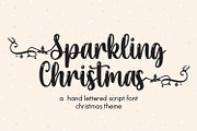 Sparkling Christmas, a Script Font by Mozatype (Thumbnail 1 of 11)