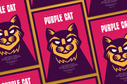 Purple Cat Halloween Flyer, a Flyer Template by ashenterprise (Thumbnail 2 of 2)
