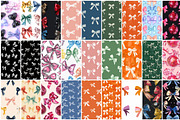 120 Bows Seamless Patterns, a Pattern Graphic by mkStudioLab (Thumbnail 3 of 6)