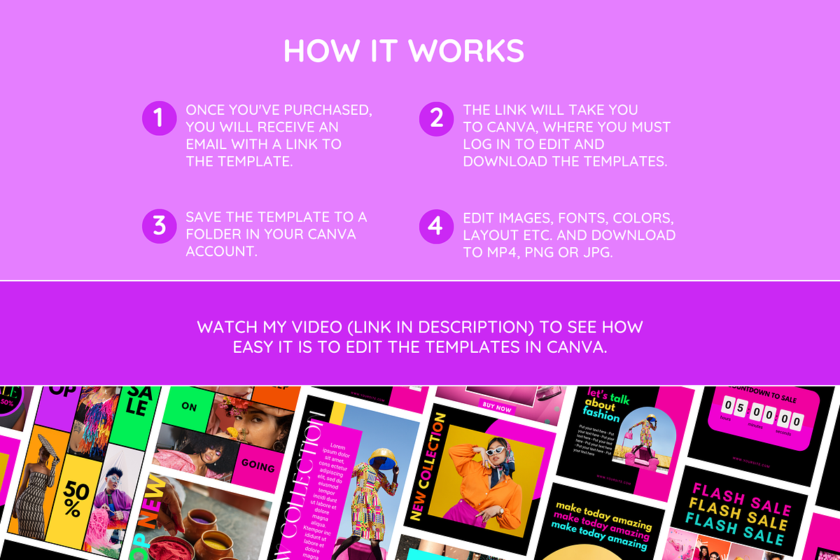 Business Card Template Neon, a Business Card Template by SunshineStudioBoutique (Photo 10 of 10)
