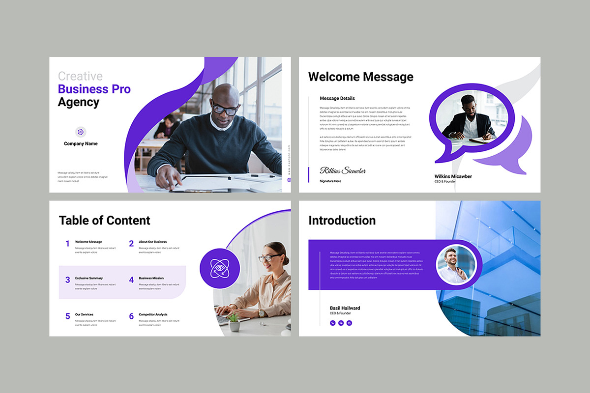 Business Presentation Template, a Presentation Template by Pixelpick (Photo 2 of 5)