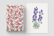 Wild flowers,herbs,herbaceous plants, a Texture Illustration by Good Studio (Thumbnail 16 of 22)