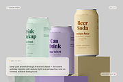 Soda Can Mockup, a Packaging Mockup by Toasin Studio (Thumbnail 3 of 7)